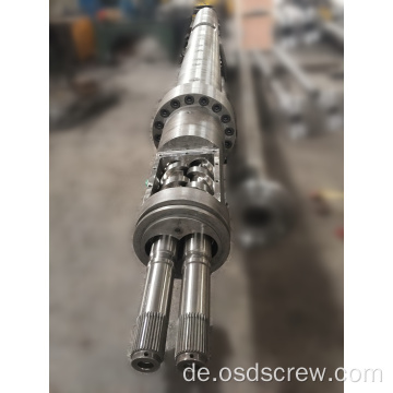 Schneckengehäuse für Bausano MD 125/30 PLUS Parallel-Doppel-Doppelschnecken-Zylinder-PVC ROHRPROFIL Bimetall
